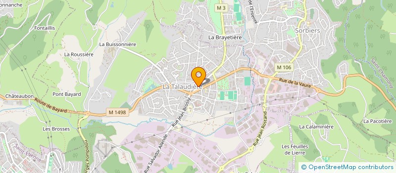 localisation de l'entreprise ILN VERSION GOSS  LA TALAUDIERE