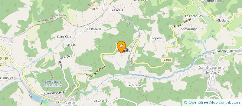 localisation de l'entreprise ILO  YZERON