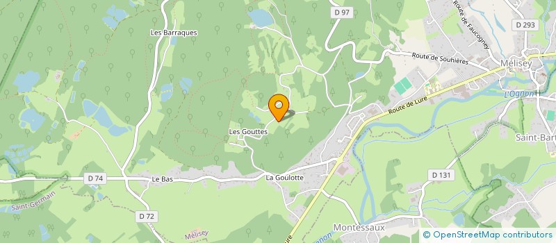 localisation de l'entreprise ILO BESANCON  MELISEY