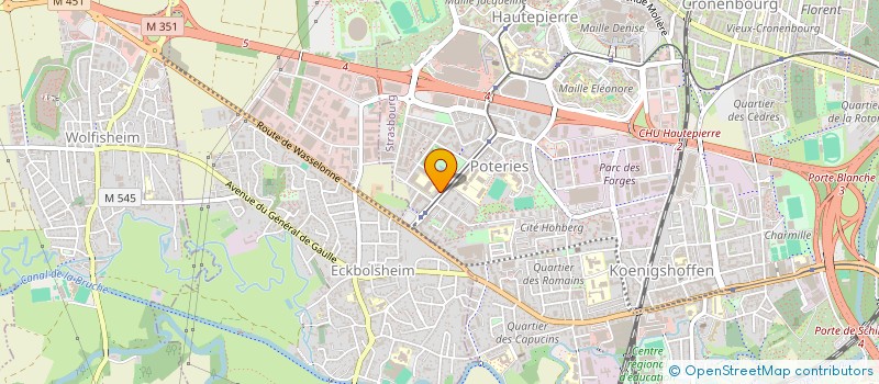 localisation de l'entreprise ILO CORPORATION à STRASBOURG