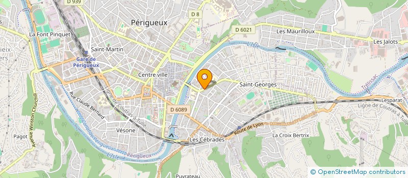 localisation de l'entreprise ILO CREATIF à PERIGUEUX