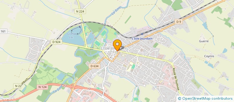 localisation de l'entreprise ILO FRUITS  L'ISLE-JOURDAIN