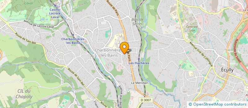 localisation de l'entreprise ILO IMMO  CHARBONNIERES-LES-BAINS