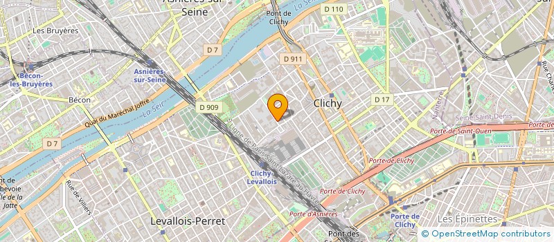 localisation de l'entreprise ILOA à CLICHY