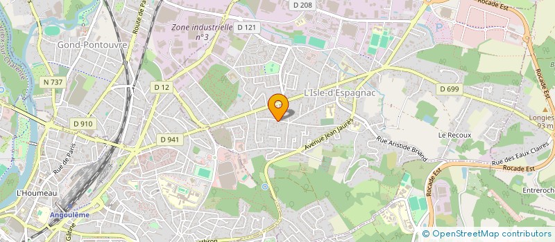 localisation de l'entreprise ILOA83  L'ISLE-D'ESPAGNAC