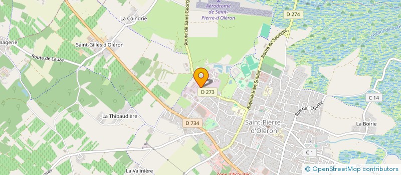 localisation de l'entreprise ILOCADEMIE  SAINT-PIERRE-D'OLERON