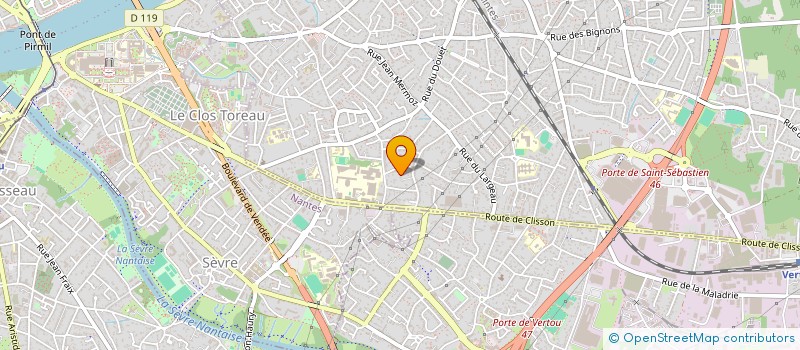 localisation de l'entreprise ILODOC à SAINT-SEBASTIEN-SUR-LOIRE