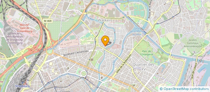 localisation de l'entreprise ILOGISTIC à STRASBOURG