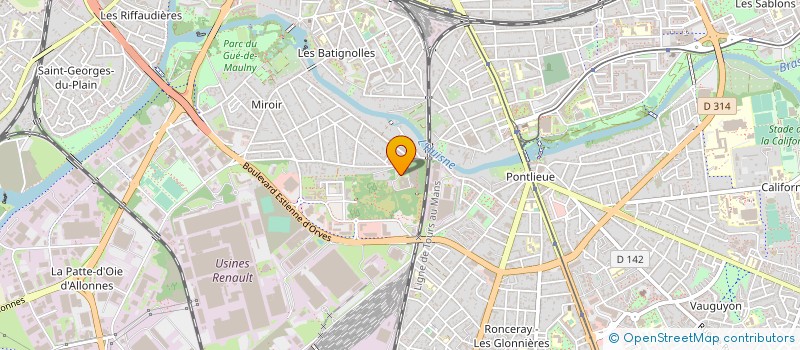 localisation de l'entreprise ILOMA à LE MANS