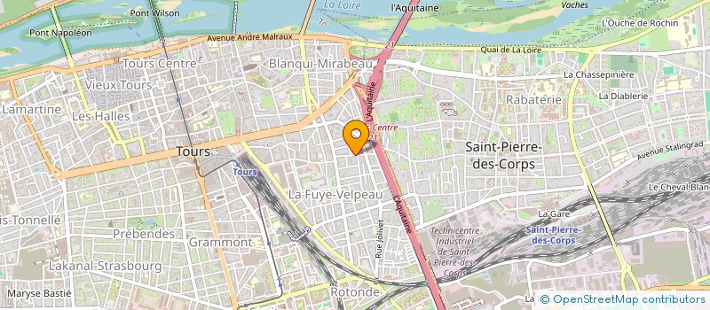 localisation de l'entreprise ILOMA  TOURS