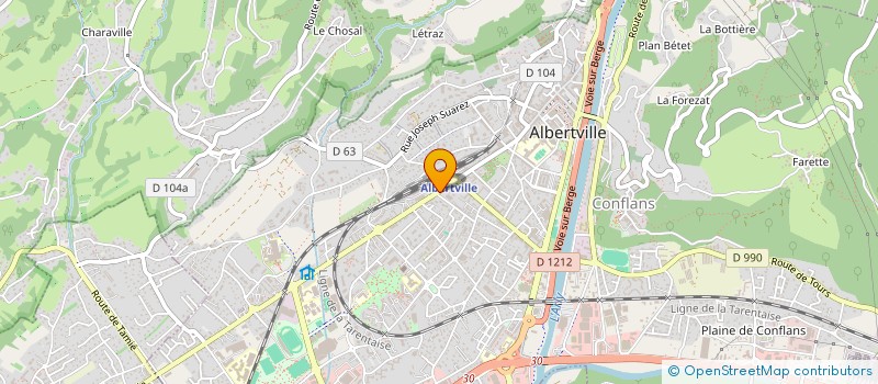 localisation de l'entreprise ILOMBA  ALBERTVILLE