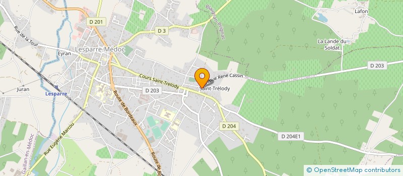 localisation de l'entreprise ILONA SACHA  LESPARRE-MEDOC