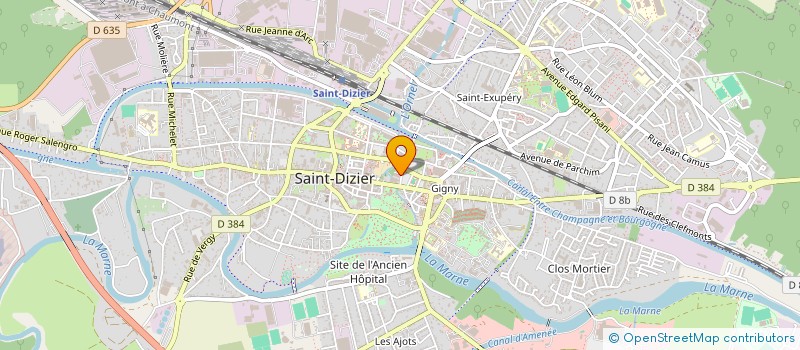 localisation de l'entreprise ILONADE à SAINT-DIZIER