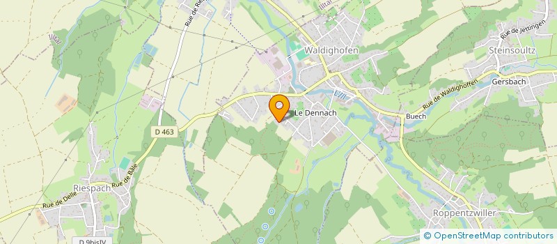 localisation de l'entreprise ILONEA SERVICES  WALDIGHOFEN