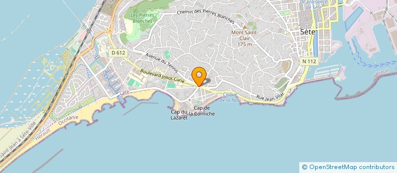 localisation de l'entreprise ILONELIA à SETE