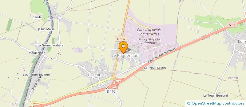 localisation de l'entreprise ILONOE  SAINTE-SOULLE