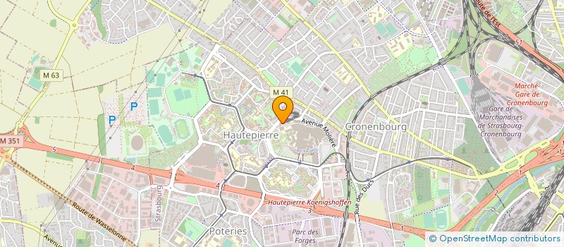 localisation de l'entreprise ILONOV à STRASBOURG