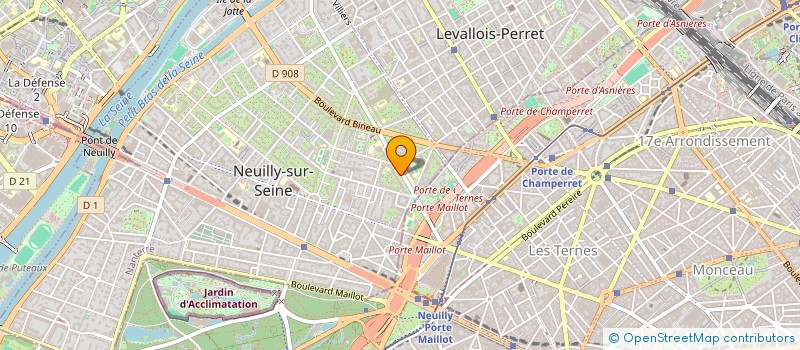 localisation de l'entreprise ILORAL à NEUILLY-SUR-SEINE