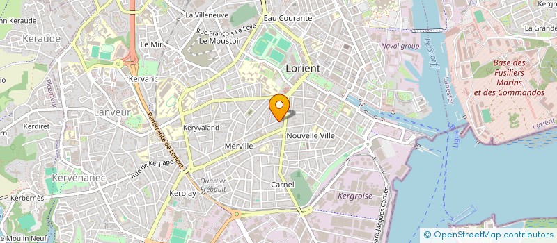 localisation de l'entreprise ILORIA BRETAGNE à LORIENT