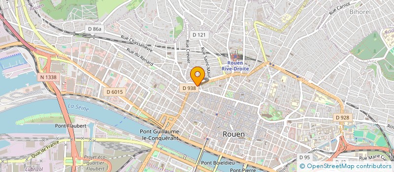 localisation de l'entreprise ILOT 13 (PARCELLE AI 605)  ROUEN