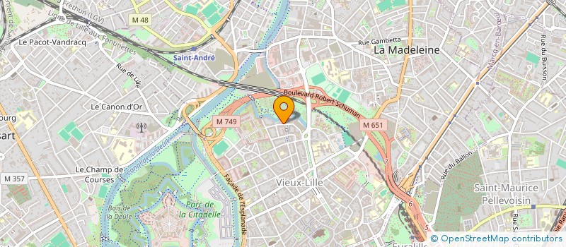 localisation de l'entreprise ILOT 3 B EST ET OUEST à LILLE