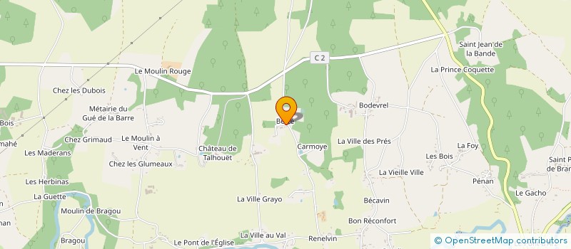 localisation de l'entreprise ILOT  PLUHERLIN