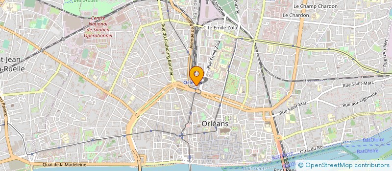 localisation de l'entreprise ILOT A DU QUARTIER DE LA GARE D ORLEANS à ORLEANS