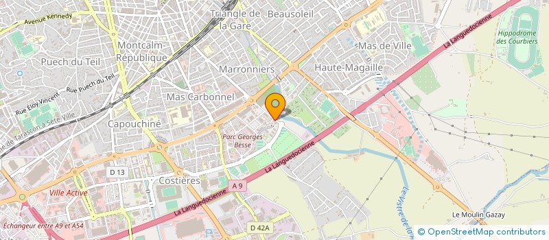 localisation de l'entreprise ILOT BRAQUE 2 à NIMES