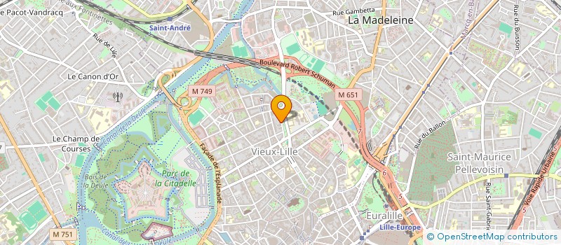 localisation de l'entreprise ILOT COMTESSE à LILLE