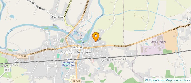 localisation de l'entreprise ILOT DES BARTHES  MONTPON-MENESTEROL