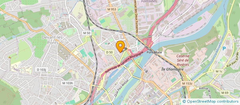 localisation de l'entreprise ILOT EN PAIX à METZ