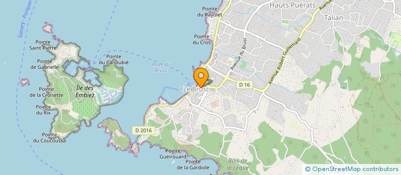 localisation de l'entreprise ILOT FRAIS à SIX-FOURS-LES-PLAGES