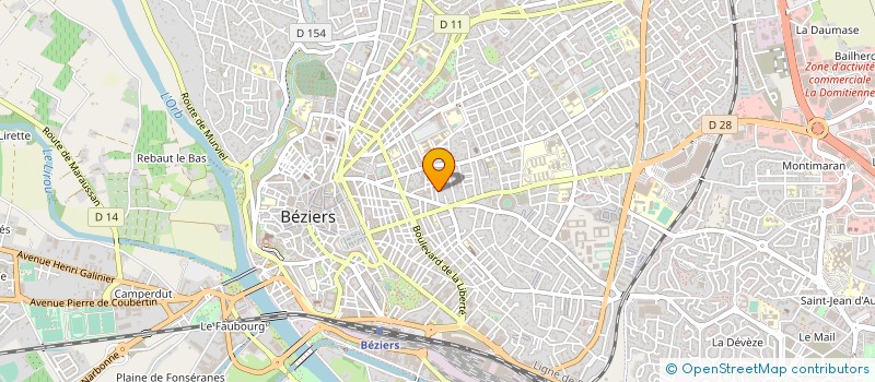 localisation de l'entreprise ILOT NOVA  BEZIERS