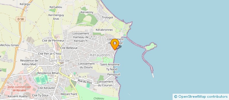 localisation de l'entreprise ILOT SAINTE ANNE  SAINT-POL-DE-LEON