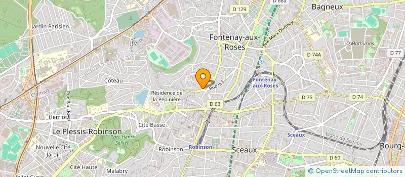 localisation de l'entreprise ILOT SPA à FONTENAY-AUX-ROSES