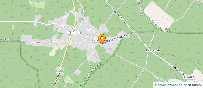 localisation de l'entreprise ILOT VITAL  GRAYAN ET L'HOPITAL