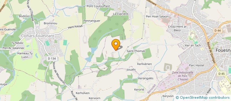 localisation de l'entreprise ILOT2MER  PLEUVEN