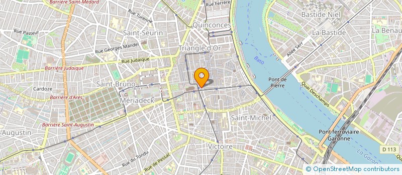 localisation de l'entreprise ILOTECH à BORDEAUX