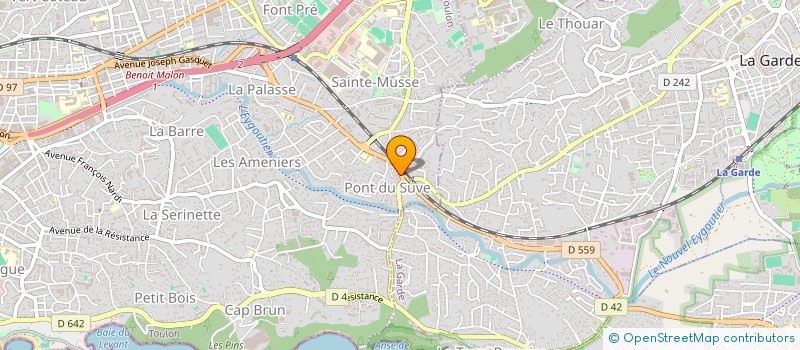 localisation de l'entreprise ILOTEO  TOULON