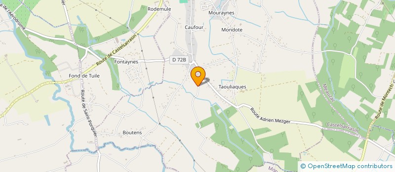 localisation de l'entreprise ILOU  LABASTIDE-DU-TEMPLE