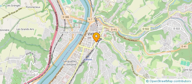 localisation de l'entreprise ILOVERT IMMO  VIENNE