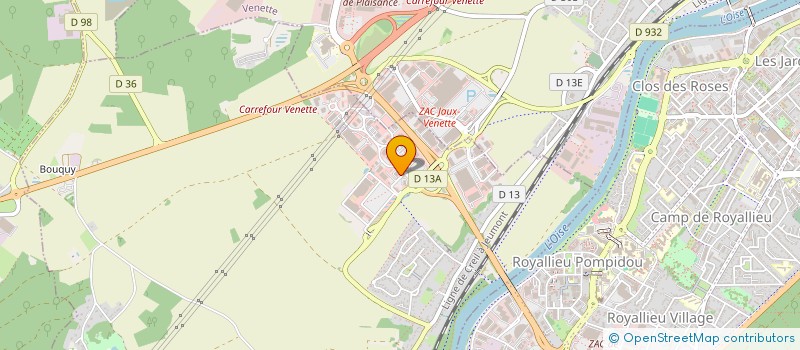 localisation de l'entreprise ILR-JAUX  JAUX