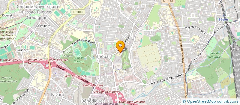 localisation de l'entreprise ILS CONCEPT à TALENCE