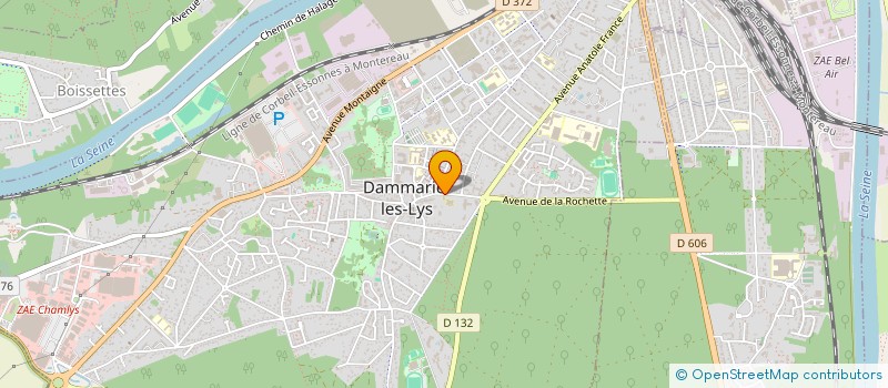 localisation de l'entreprise ILS FIBRE à DAMMARIE-LES-LYS