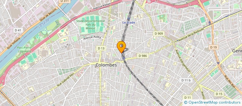 localisation de l'entreprise ILS GROUP à COLOMBES