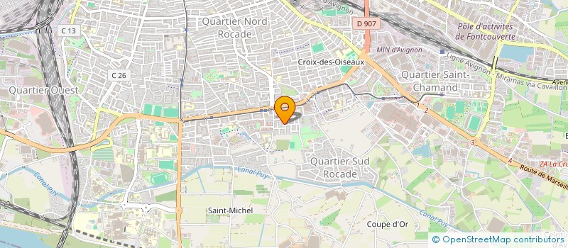 localisation de l'entreprise ILS-INGENIERIE LOGICIELLE & SERVICES  AVIGNON