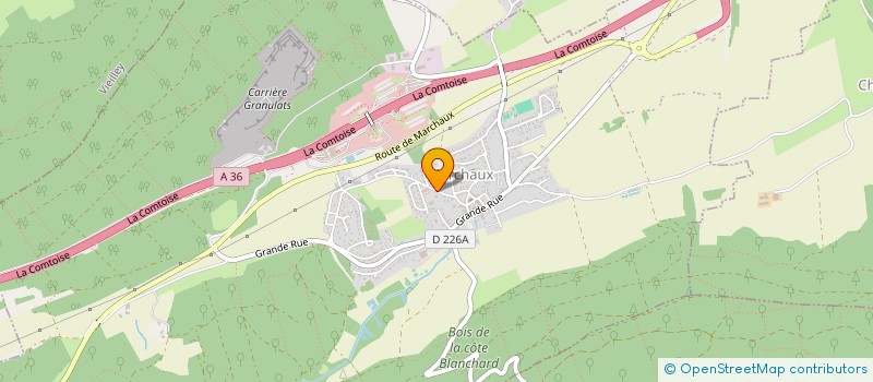 localisation de l'entreprise ILSA à MARCHAUX-CHAUDEFONTAINE