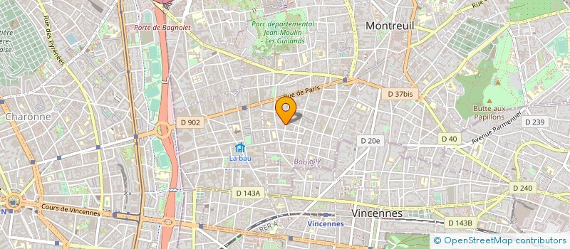 localisation de l'entreprise ILSAHRAN à MONTREUIL