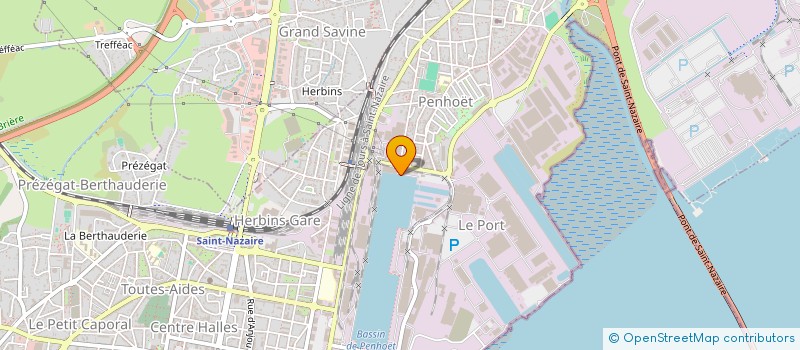 localisation de l'entreprise ILSEA à SAINT-NAZAIRE