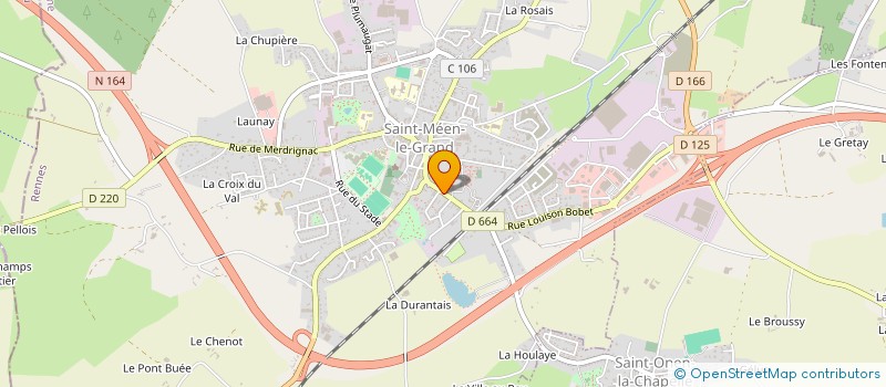 localisation de l'entreprise ILSERVICE  SAINT-MEEN-LE-GRAND